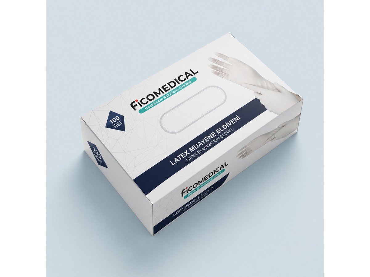Ficomedical Lateks Muayene Eldiveni