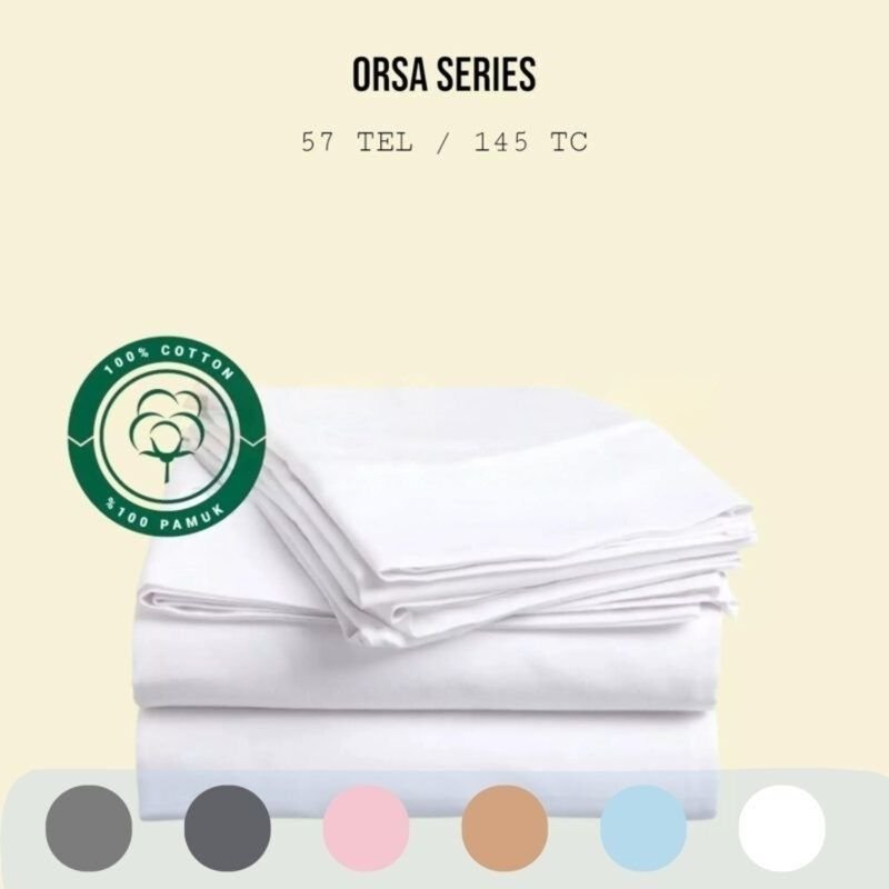 Orsa Series 57 Thread Count Duvet Cover – 100% Cotton