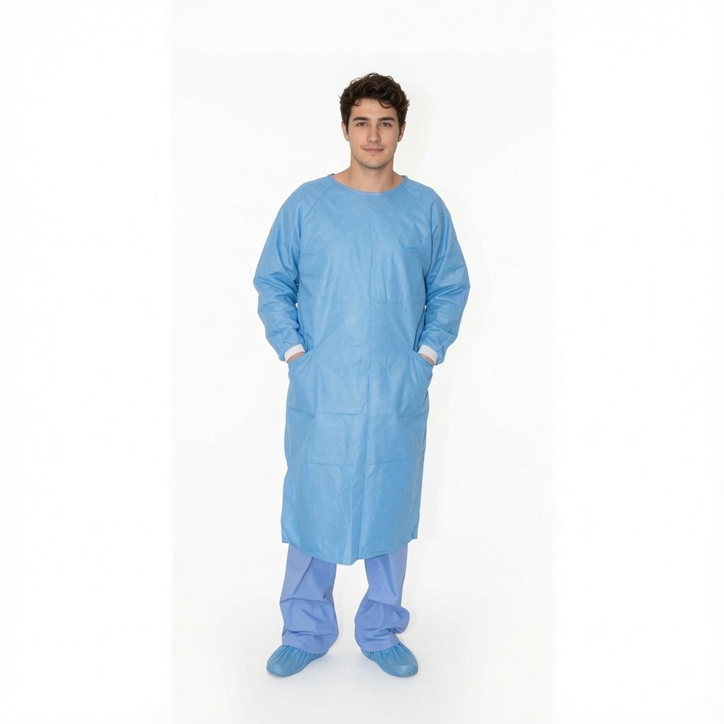 Patient Gown Snap-Fastened