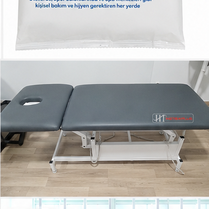 Hotexplus Tek Kullanımlık Muayene Masası Örtüsü – Gri